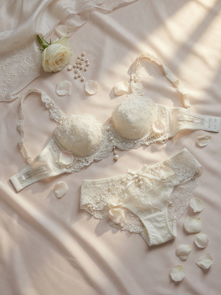 Ivory lace bridal lingerie — shop bridal pieces at Dream Intima